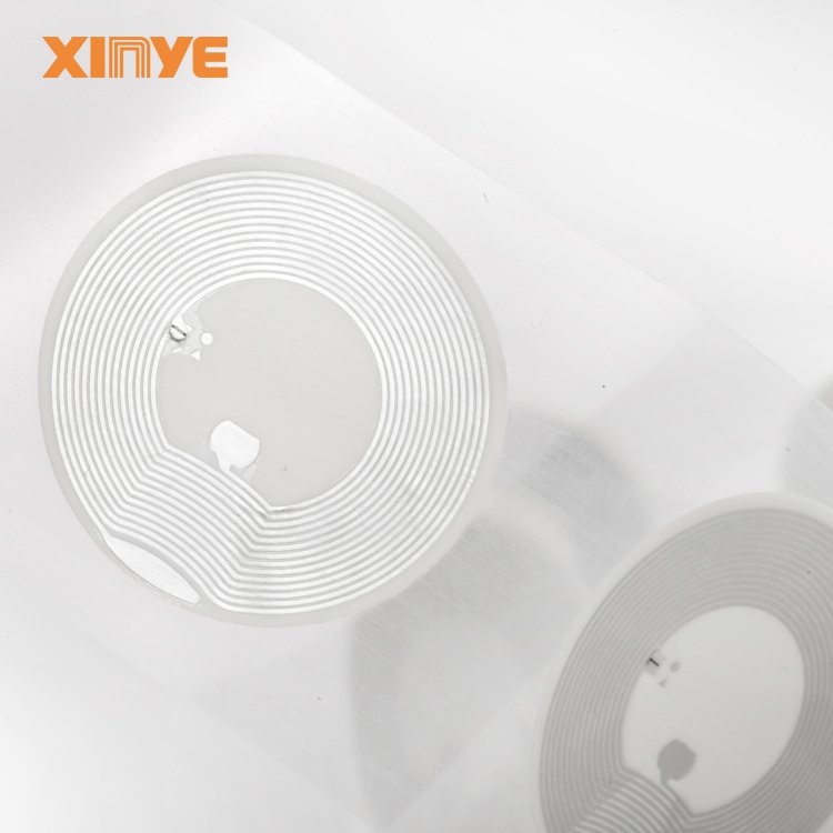 Customized size 13.56MHz NFC tag ntag213 ntag215 ntag216 wet inlay dry inlay roll sticker label