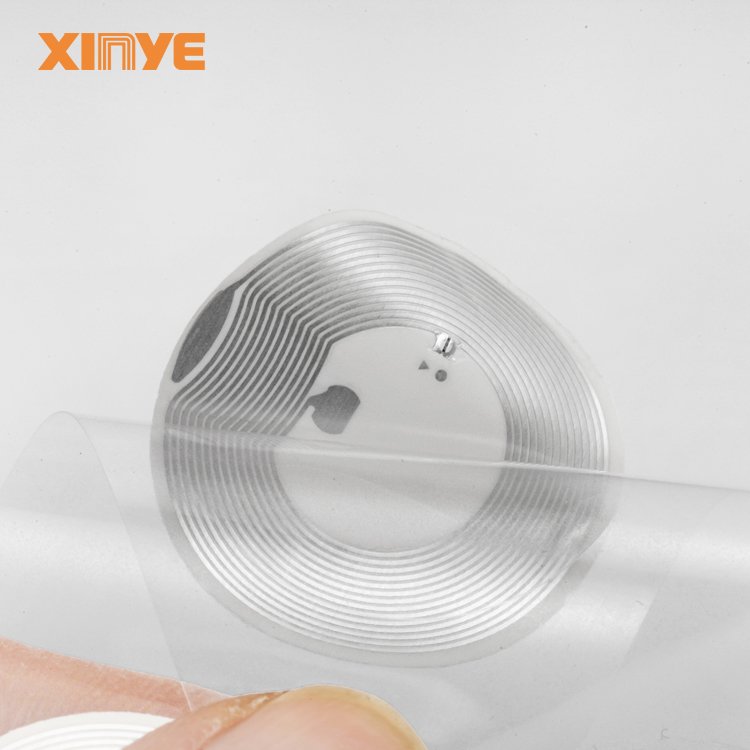 Customized size 13.56MHz NFC tag ntag213 ntag215 ntag216 wet inlay dry inlay roll sticker label