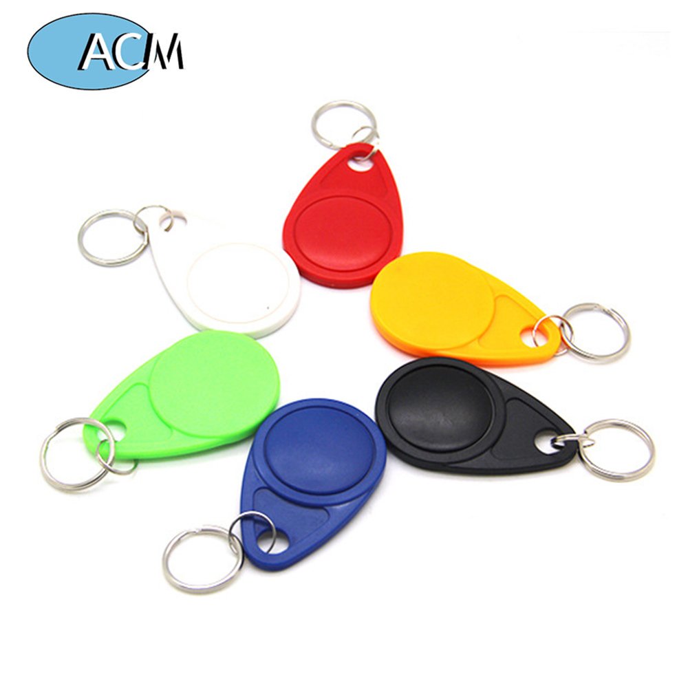 key tag with 125Khz for access control system rfid keyfob nfc ABS Plastic Keychain color optional keyfob