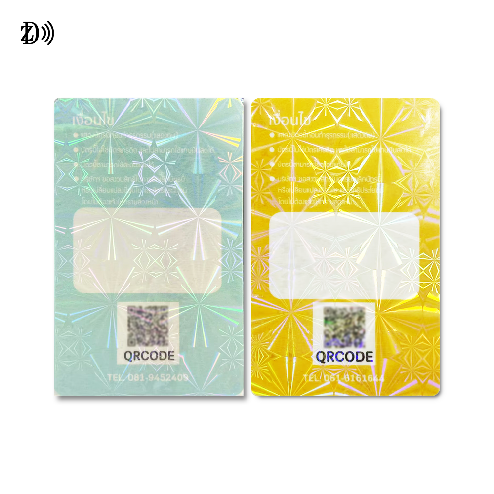 New Craft Customized Printing Access Control RFID Tag Hologram Security Film Card