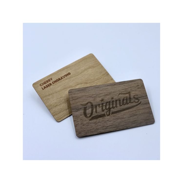 Excellent Quality Wooden bamboo Card nfc Wood Card custom business RFID card