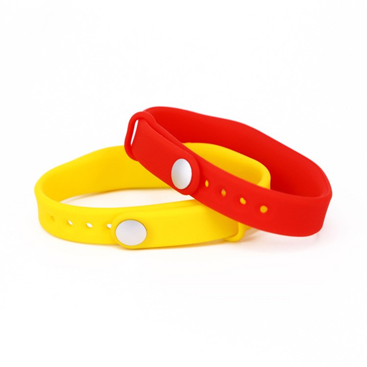 125Khz T5577 Rewritable RFID Bracelet Silicone Wristband Watch Blank Card In Access Control Card