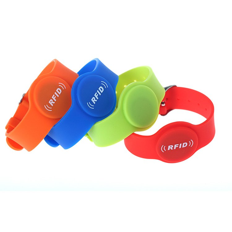 125Khz T5577 Rewritable RFID Bracelet Silicone Wristband Watch Blank Card In Access Control Card