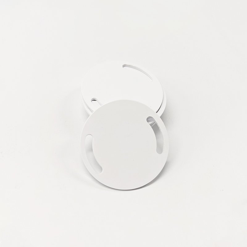 Free Sample PVC/PET Rfid LF 125Mhz card Rfid punch holes Round Coin tag for access control