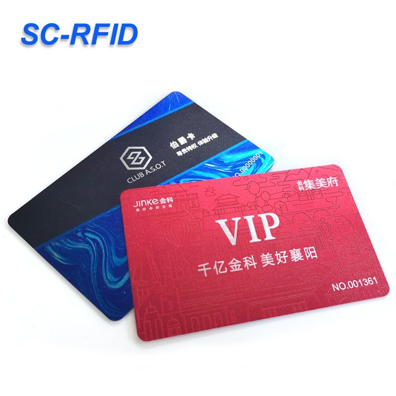 Custom logo card luxury business card with gold sliver number printed plastic VIP membership card
