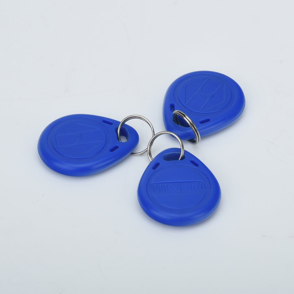 Frequency 13.56Mhz IC keychain access card Waterproof PET smart swipe key chain hotel door electronic door control