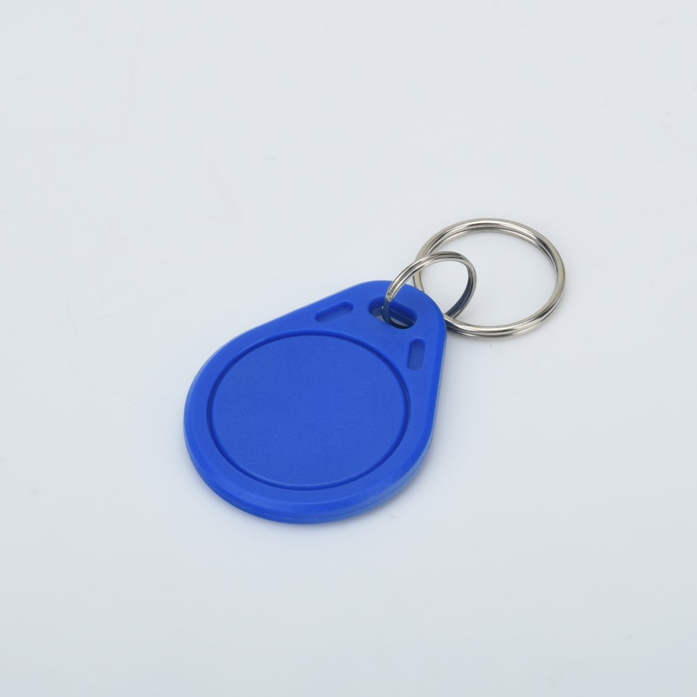 Frequency 13.56Mhz IC keychain access card Waterproof PET smart swipe key chain hotel door electronic door control