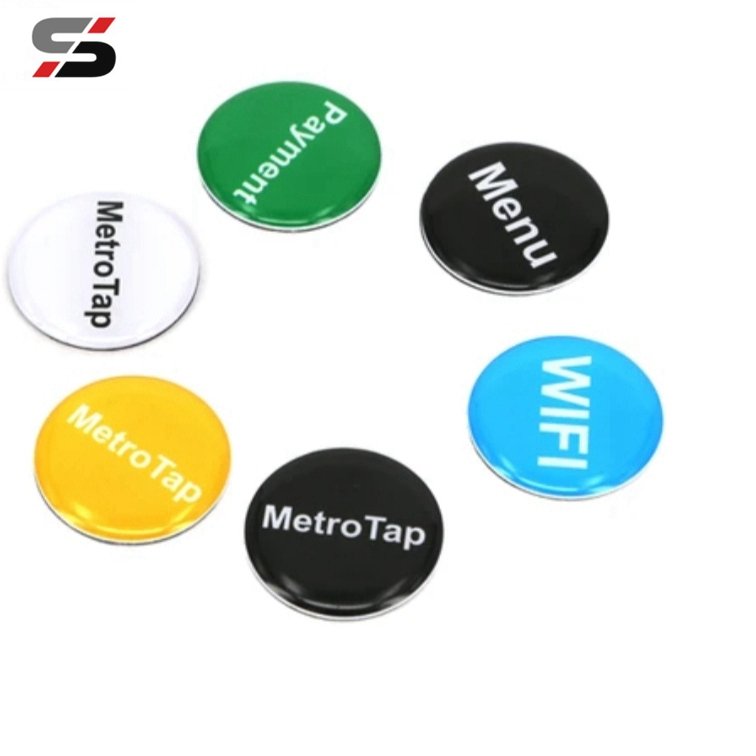 Waterproof Mini Epoxy Card NFC Tag Rfid 13.56MHz for Hotel Access Card Keytag