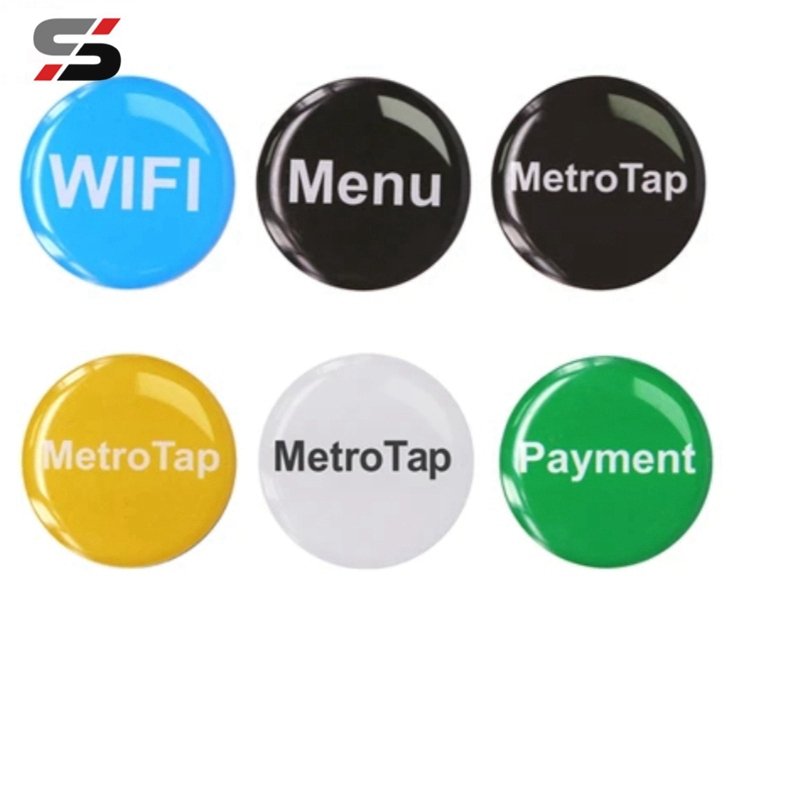 Waterproof Mini Epoxy Card NFC Tag Rfid 13.56MHz for Hotel Access Card Keytag