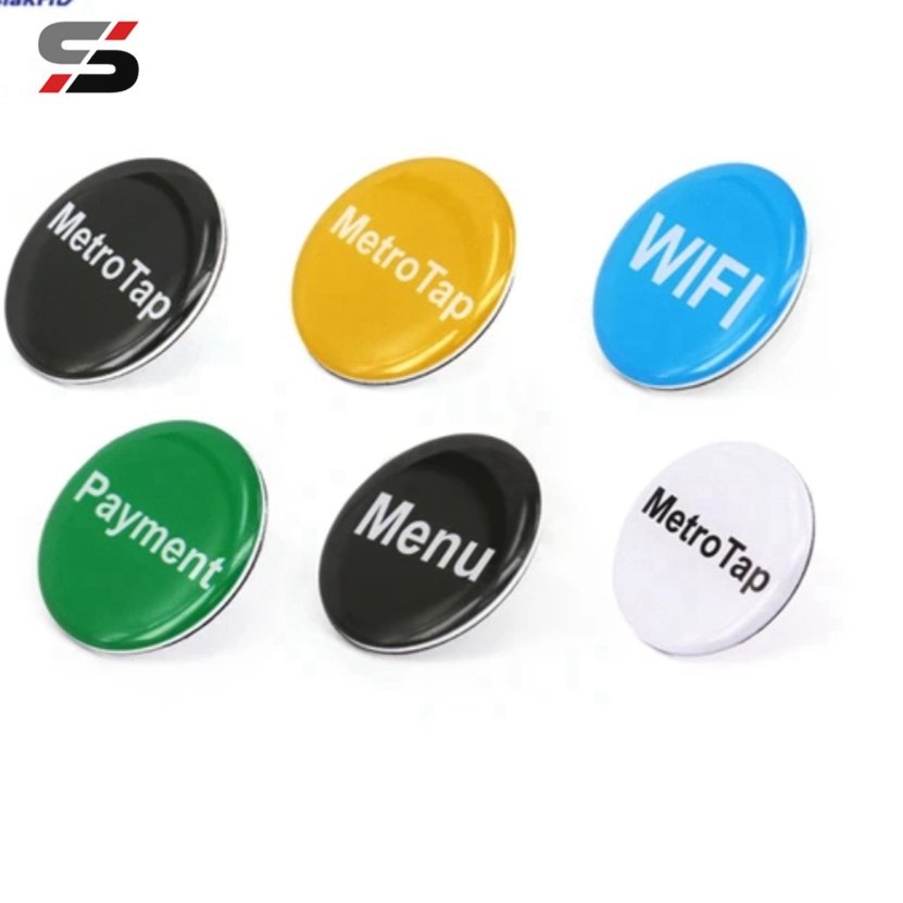 Waterproof Mini Epoxy Card NFC Tag Rfid 13.56MHz for Hotel Access Card Keytag