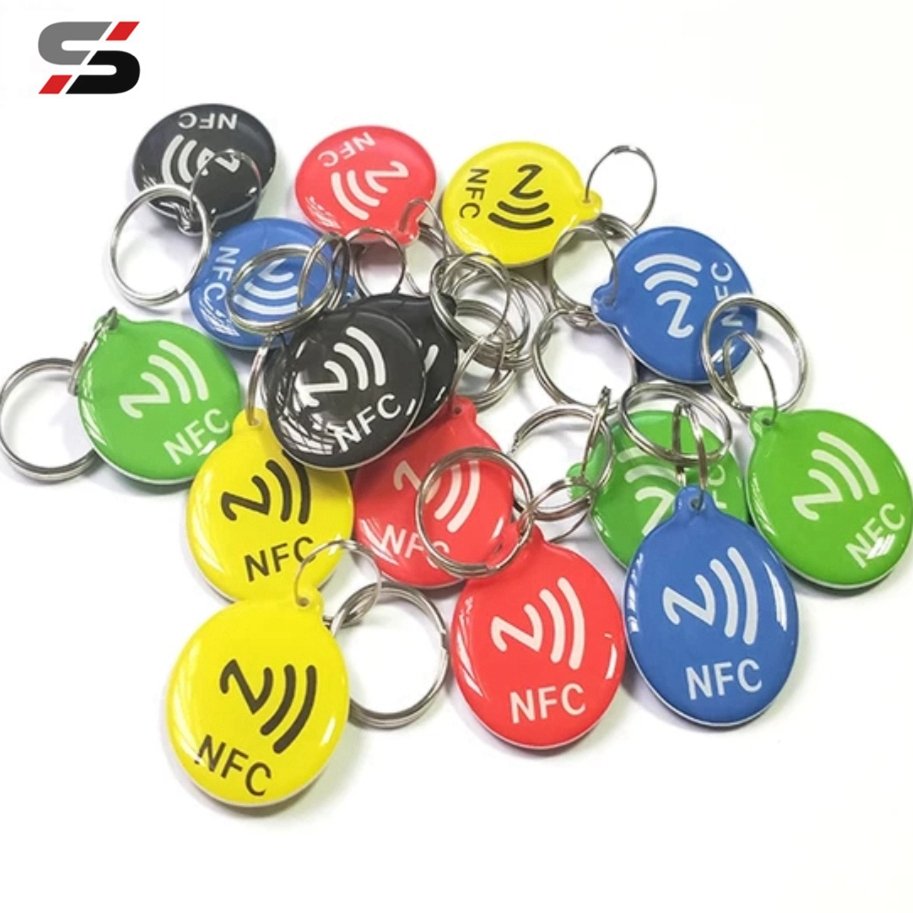 Waterproof Mini Epoxy Card NFC Tag Rfid 13.56MHz for Hotel Access Card Keytag