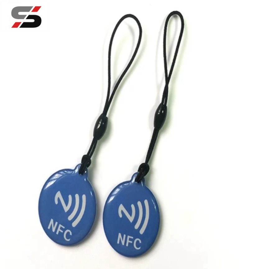 Waterproof Mini Epoxy Card NFC Tag Rfid 13.56MHz for Hotel Access Card Keytag