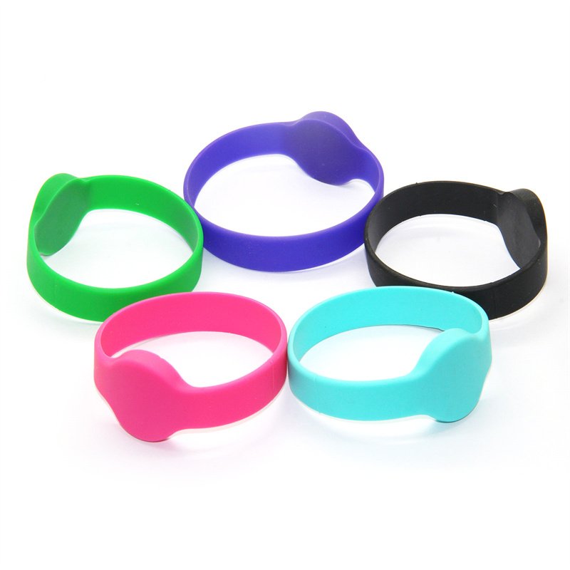 125Khz T5577 EM4305 Rewritable RFID Bracelet Silicone Wristband Watch Clone Blank Card