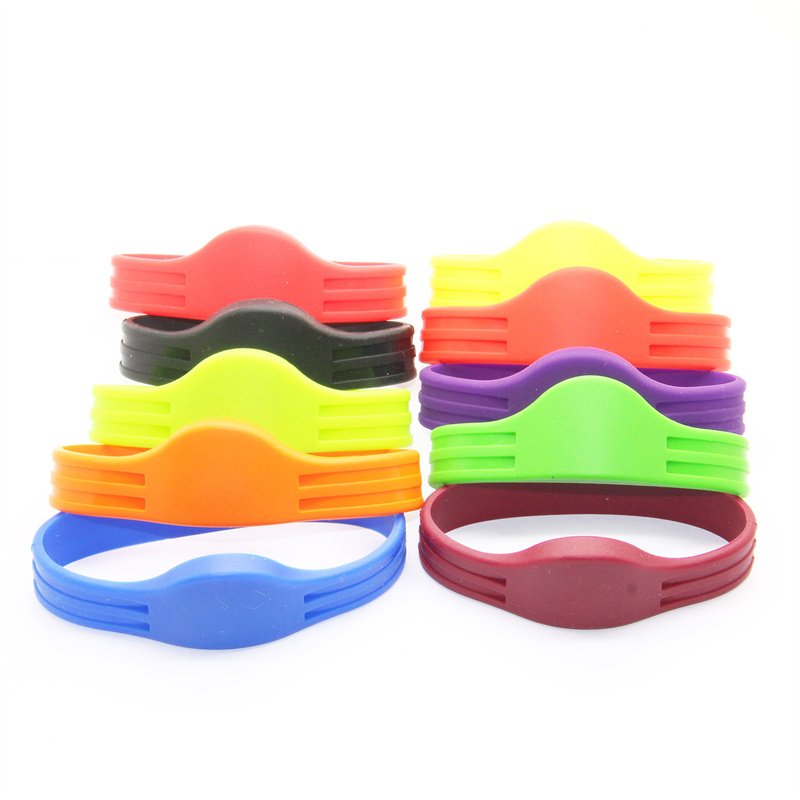 125Khz T5577 EM4305 Rewritable RFID Bracelet Silicone Wristband Watch Clone Blank Card