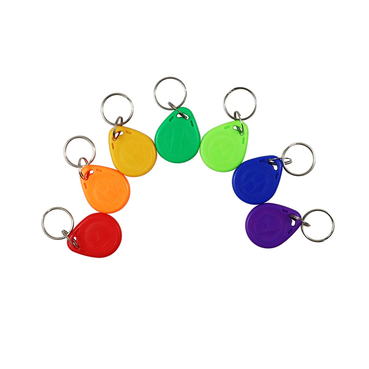 RFID TK4100 chip Keychain Smart Keyfob Rfid aBS material key card for access control