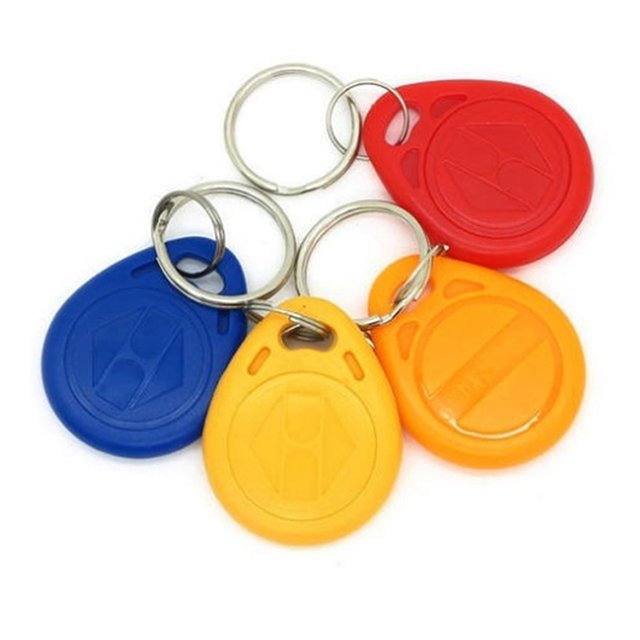 RFID TK4100 chip Keychain Smart Keyfob Rfid aBS material key card for access control
