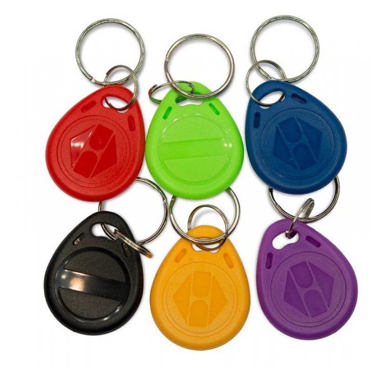 RFID TK4100 chip Keychain Smart Keyfob Rfid aBS material key card for access control