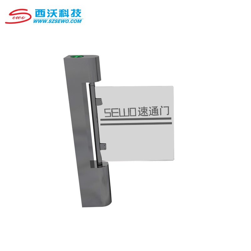 SEWO Vertical Swing Turnstile Barrier Gate Pedestrian Access Control System for Apartment Card Barcode