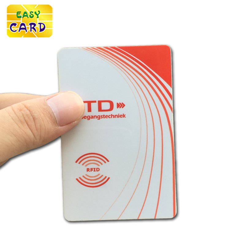 Contactless Plastic PVC 13.56 mhz Smart Nfc Cards 125 khz Rfid Card For Access Control