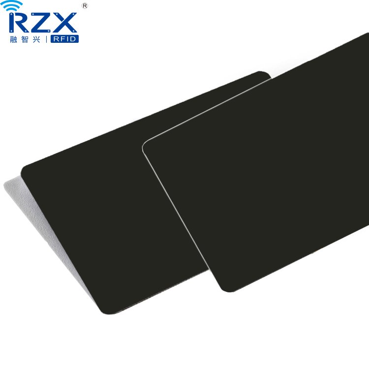 Custom Logo Black PVC Material RFID Matte NFC Card