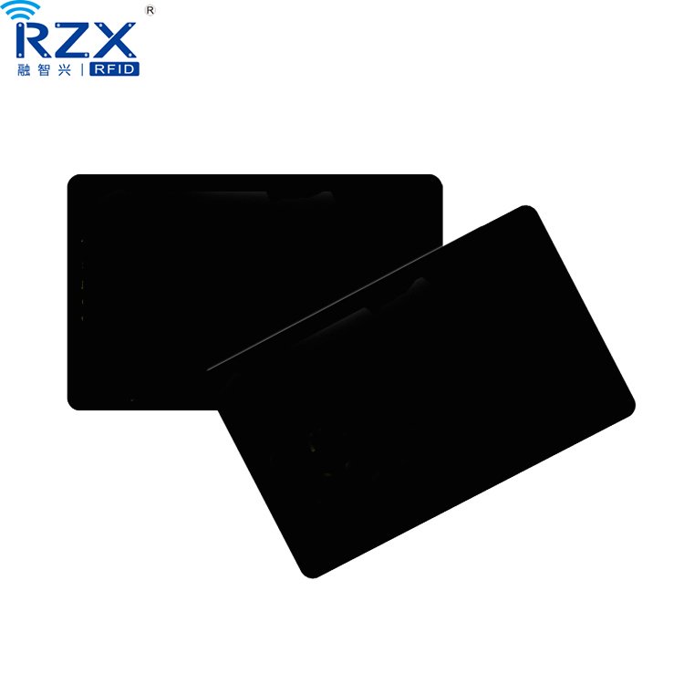 Custom Logo Black PVC Material RFID Matte NFC Card