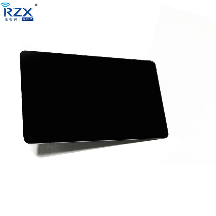 Custom Logo Black PVC Material RFID Matte NFC Card