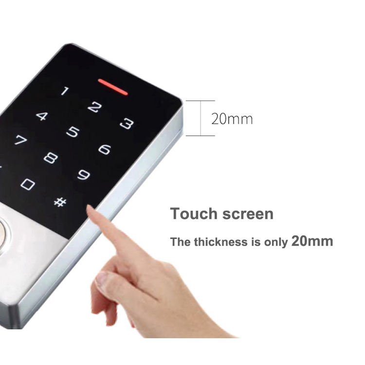 Goldbridge biometrics fingerprint sensor fingerprint reader access control keypad rfid card reader for outdoor use