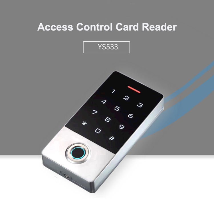 Goldbridge biometrics fingerprint sensor fingerprint reader access control keypad rfid card reader for outdoor use