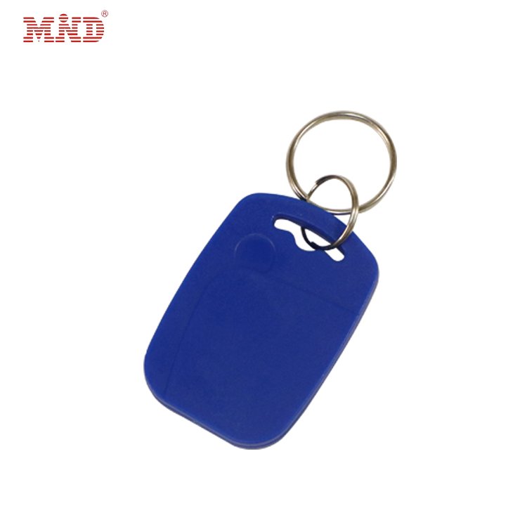 13.56MHZ Number Printing NFC keyfob key Rfid Metal Frame nfc Keychain access control keyfob