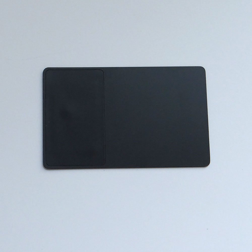 Dropshipping N216 chip 888 byte memory NFC Chip Matt Black Gold / Silver NFC Metal Business Card for social media project