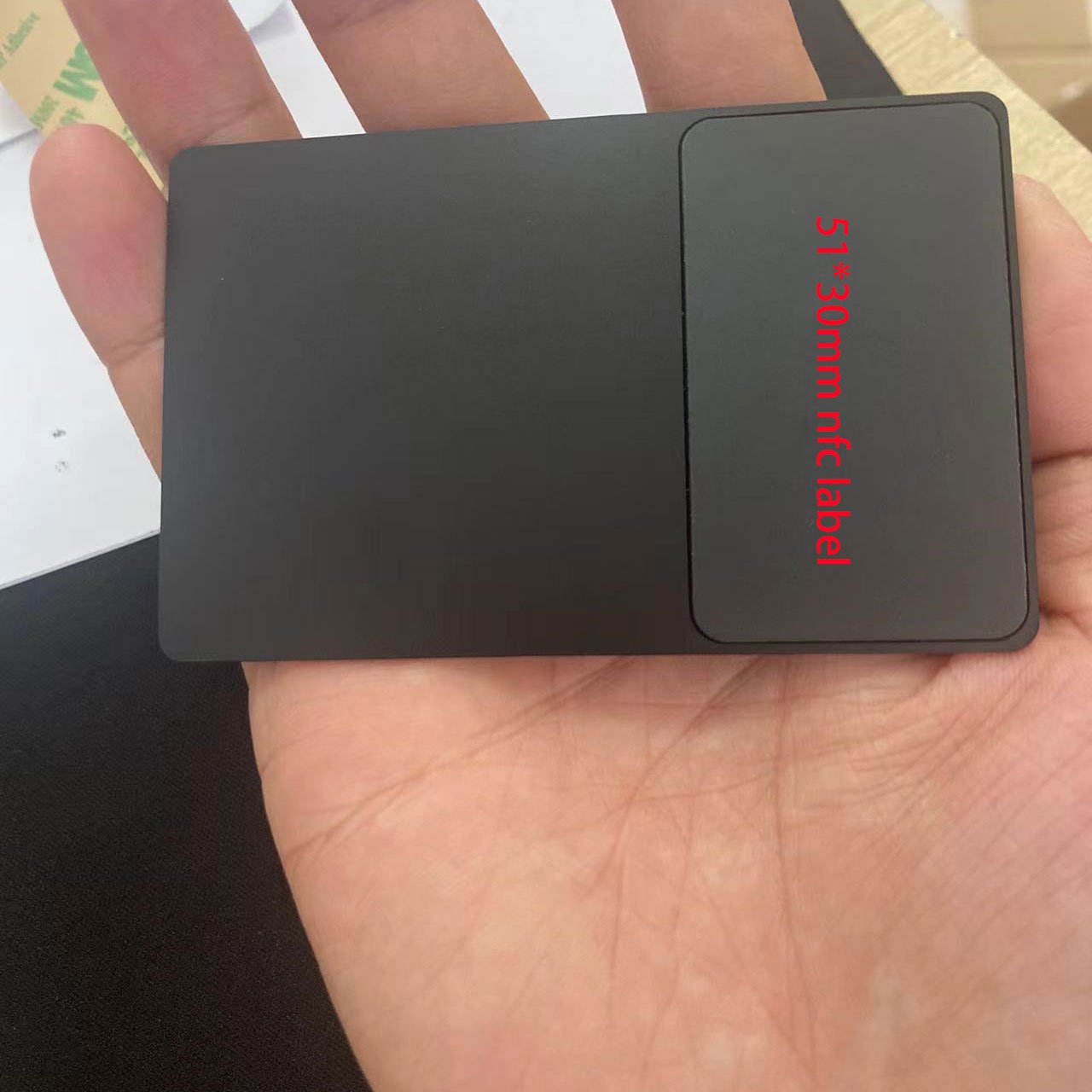 Dropshipping N216 chip 888 byte memory NFC Chip Matt Black Gold / Silver NFC Metal Business Card for social media project