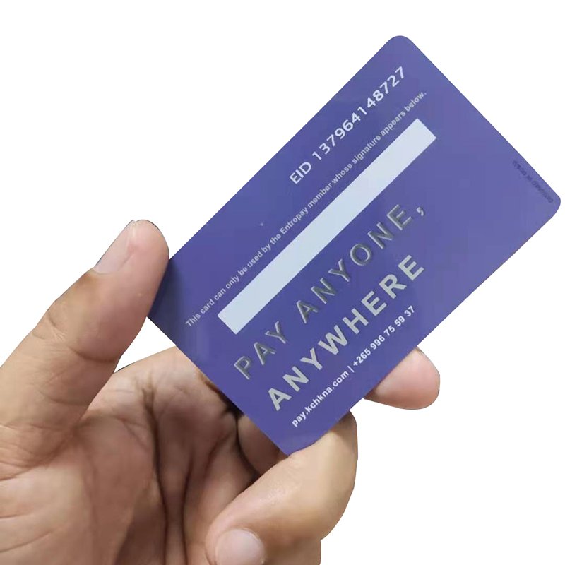 ISO14443A 13.56MHz Custom Printed NFC Business Card Programmable PVC NFC Card for access system