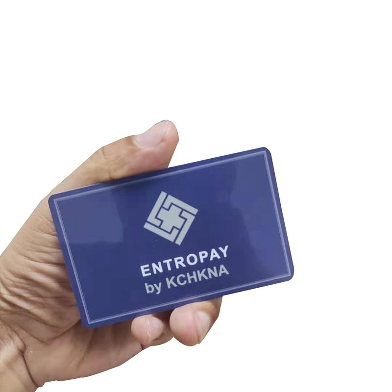 ISO14443A 13.56MHz Custom Printed NFC Business Card Programmable PVC NFC Card for access system