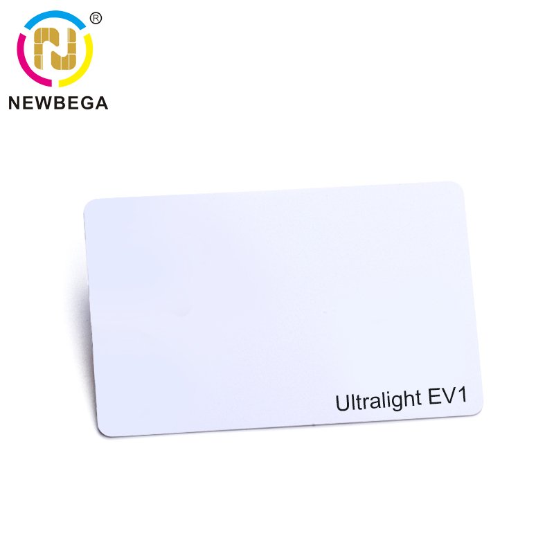 Custom cr80 Inkjet Printer PVC Plastic Blank RFID Smart Card With Chip