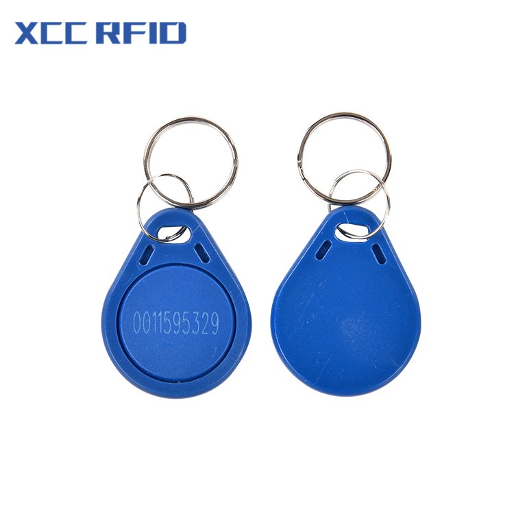 Wholesale Proximity Access Control Keyfob Tag 125KHz LF TK4100 T5577 / 13.56MHz Rewritable RFID Keyfob