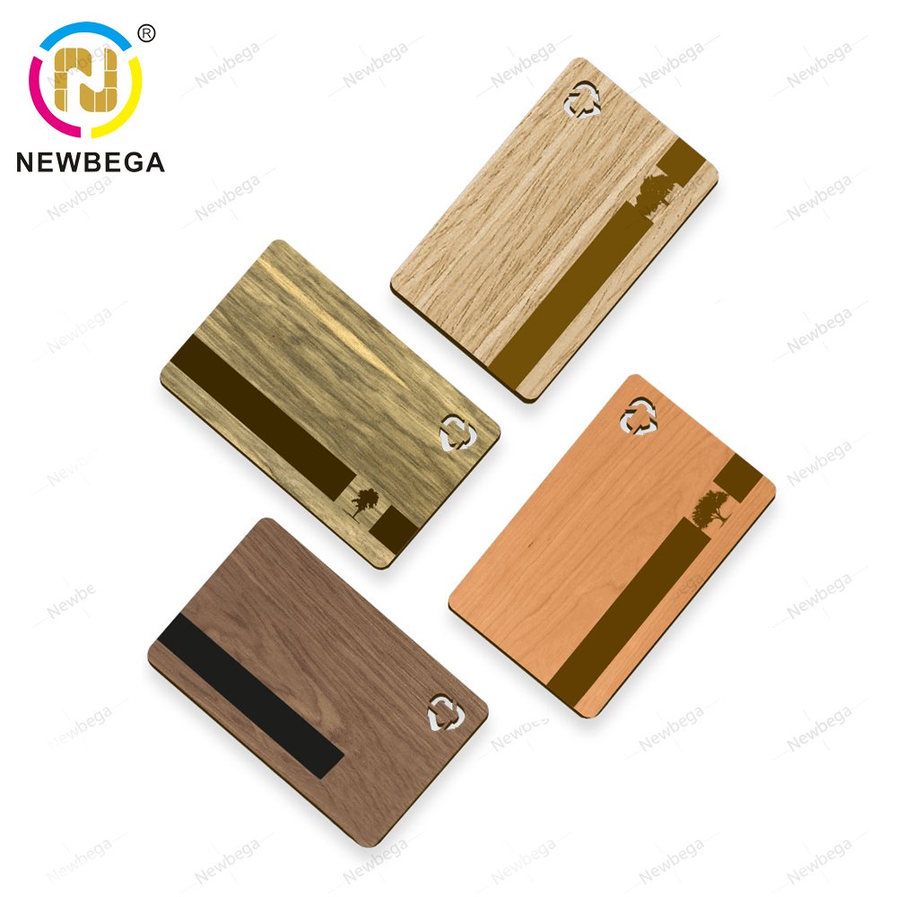 Customized printing laser engraving smart RFID wooden pvc hotel key card NFC access control cards
