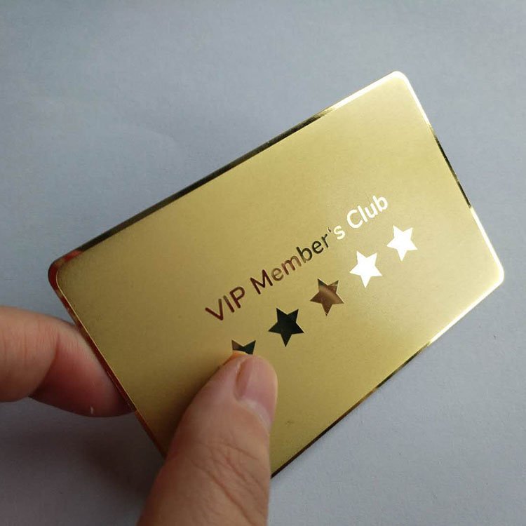 Custom NFC Business Cards RFID smart vip cards nfc metal business card with pouch