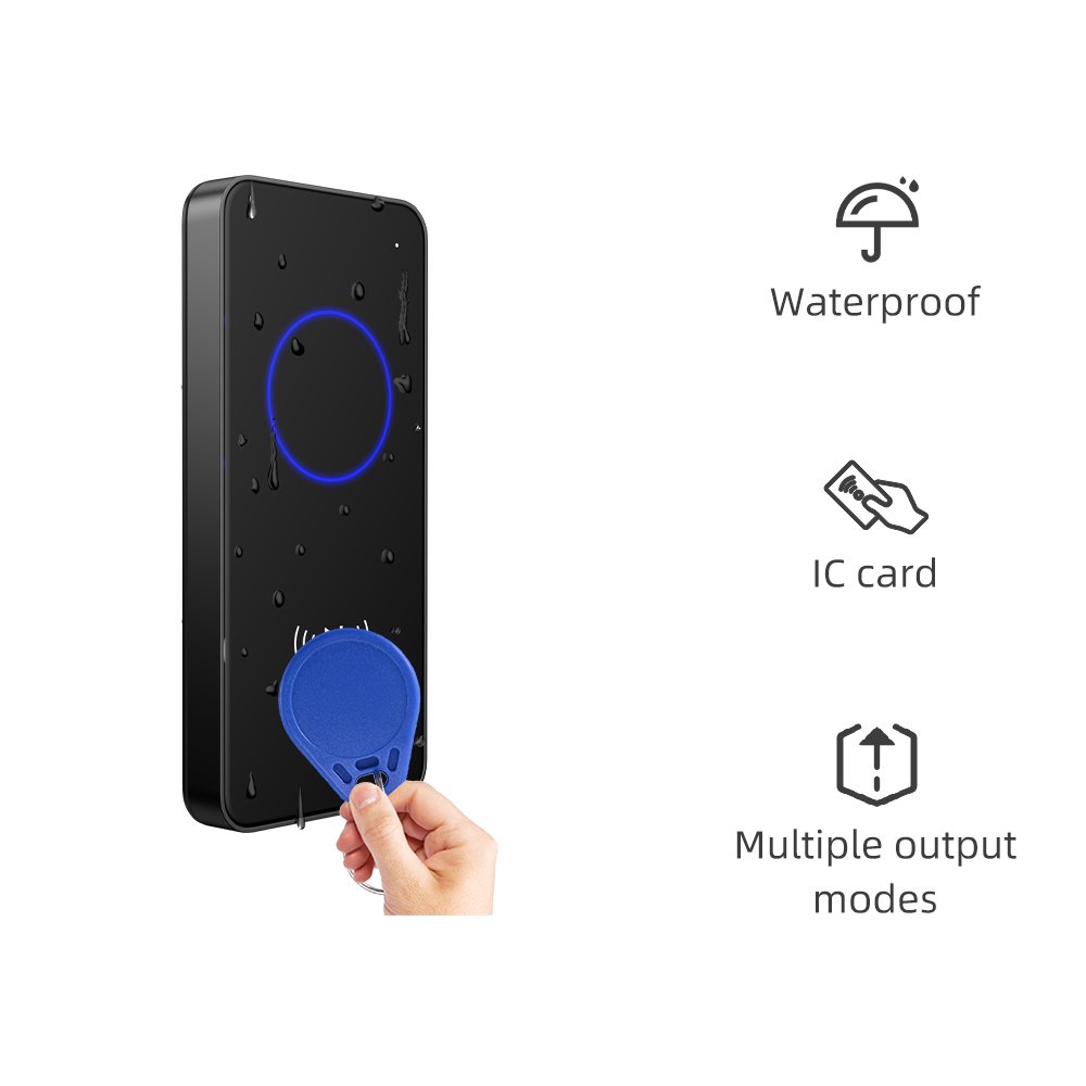 CR09 COOLCODE supports two output modes: Wiegand and RS485. It supports PSAM card verification and is installed in an 86box way.