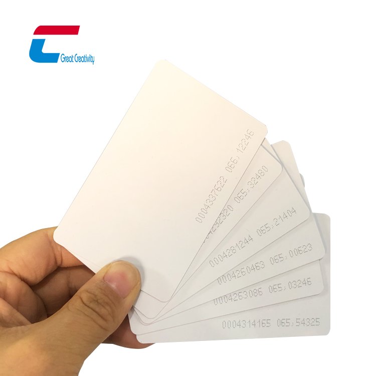 Printable Plastic PVC Blank RFID MIFARE Plus EV1 4K Card NFC Access Control ID Card