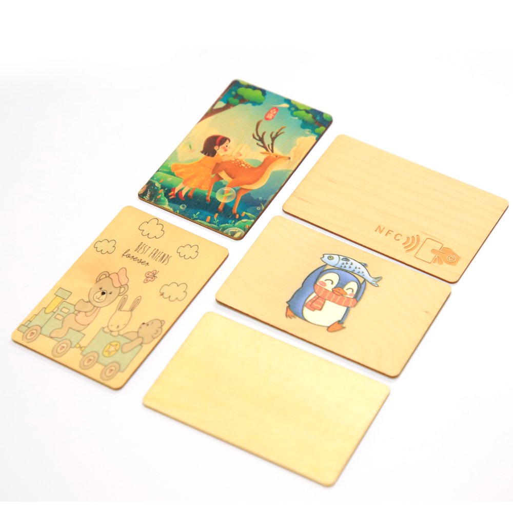 Programmable bamboo wood Cards Smart wooden hotel key card Hotel Room Key Card