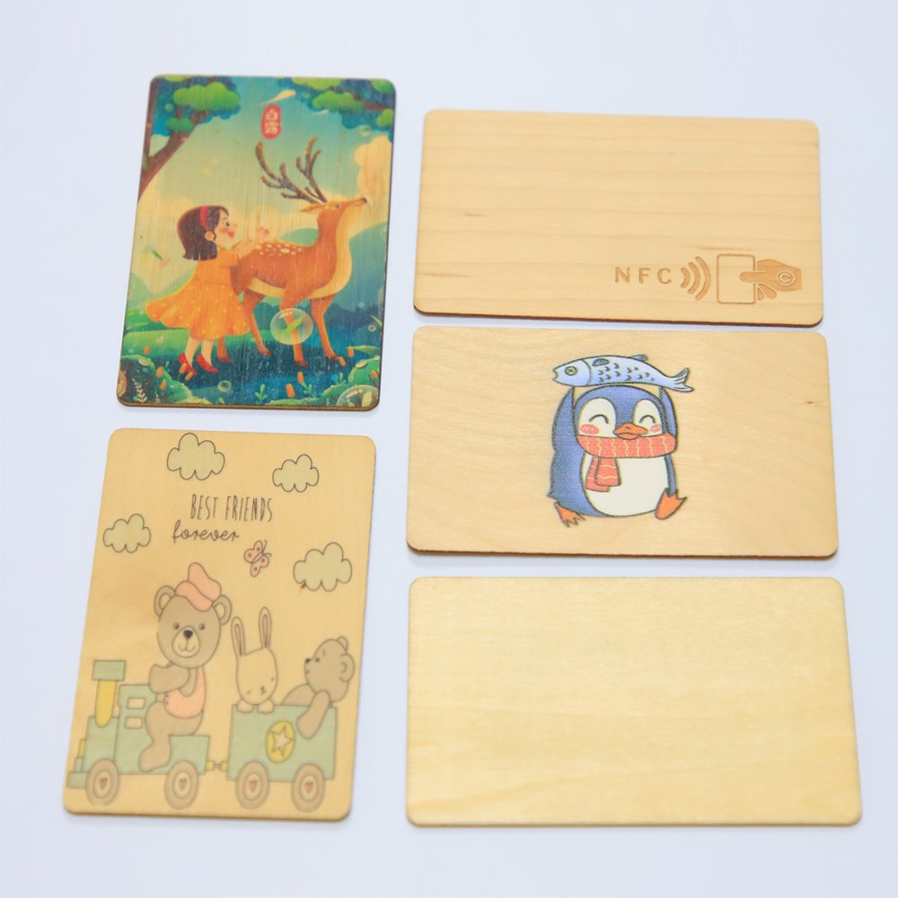 Programmable bamboo wood Cards Smart wooden hotel key card Hotel Room Key Card
