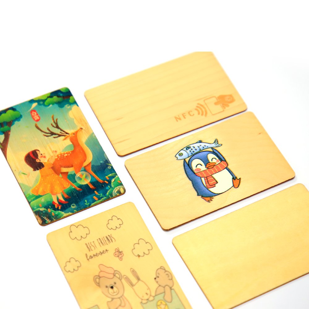 Programmable bamboo wood Cards Smart wooden hotel key card Hotel Room Key Card