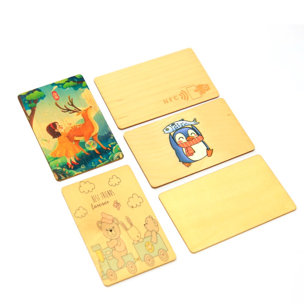 Programmable bamboo wood Cards Smart wooden hotel key card Hotel Room Key Card
