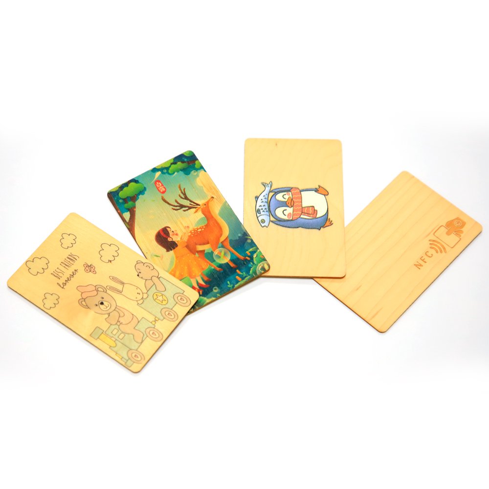Programmable bamboo wood Cards Smart wooden hotel key card Hotel Room Key Card
