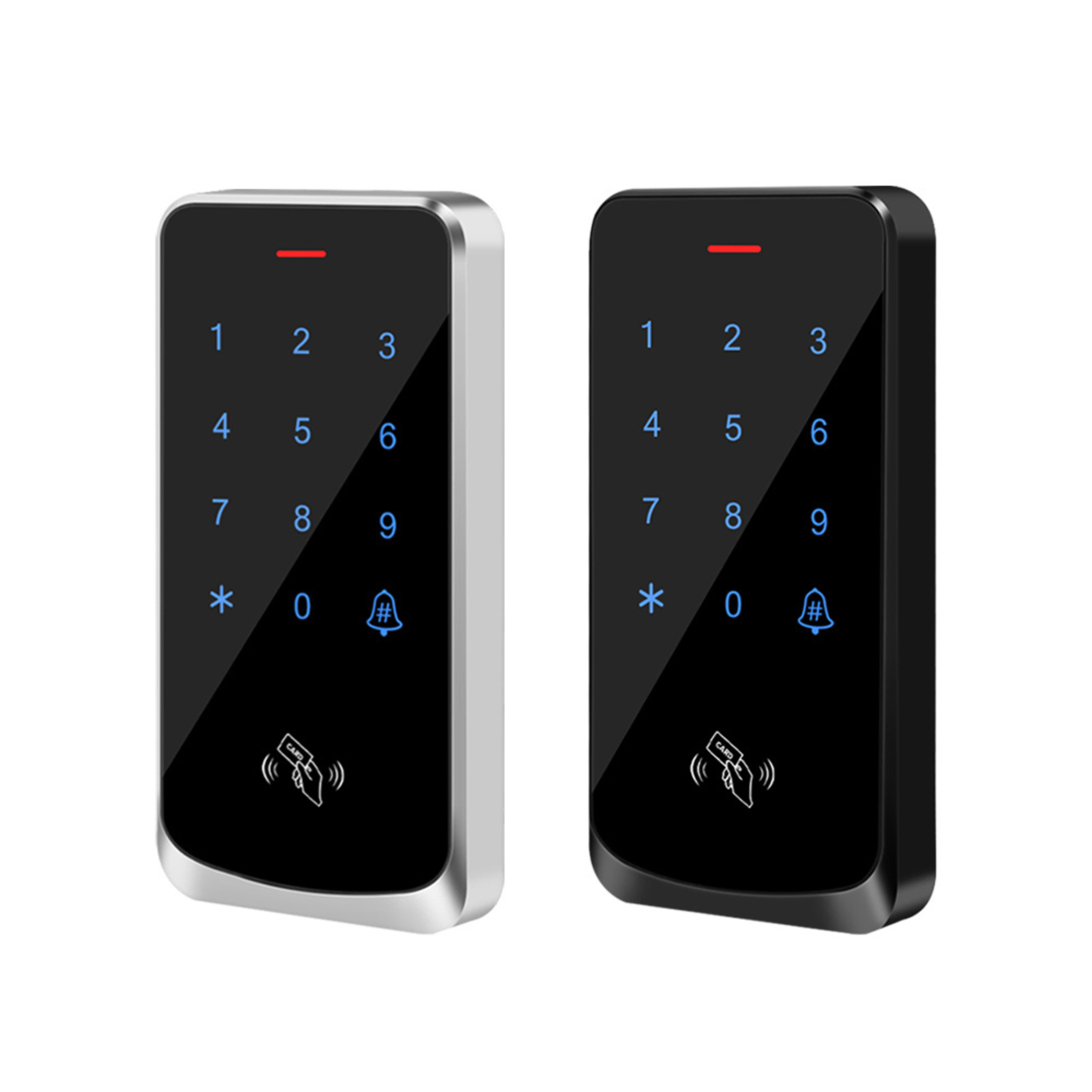 IP67 Waterproof Bluetooth Tuya App NFC RFID 13.56Mhz IC M1 Access Control Keypad Biometric Fingerprint Touch Access Controller