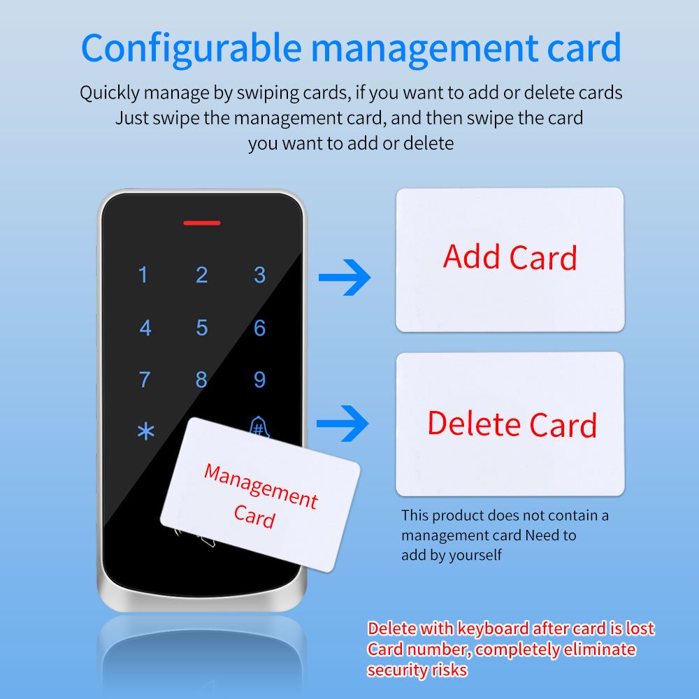 IP67 Waterproof Bluetooth Tuya App NFC RFID 13.56Mhz IC M1 Access Control Keypad Biometric Fingerprint Touch Access Controller