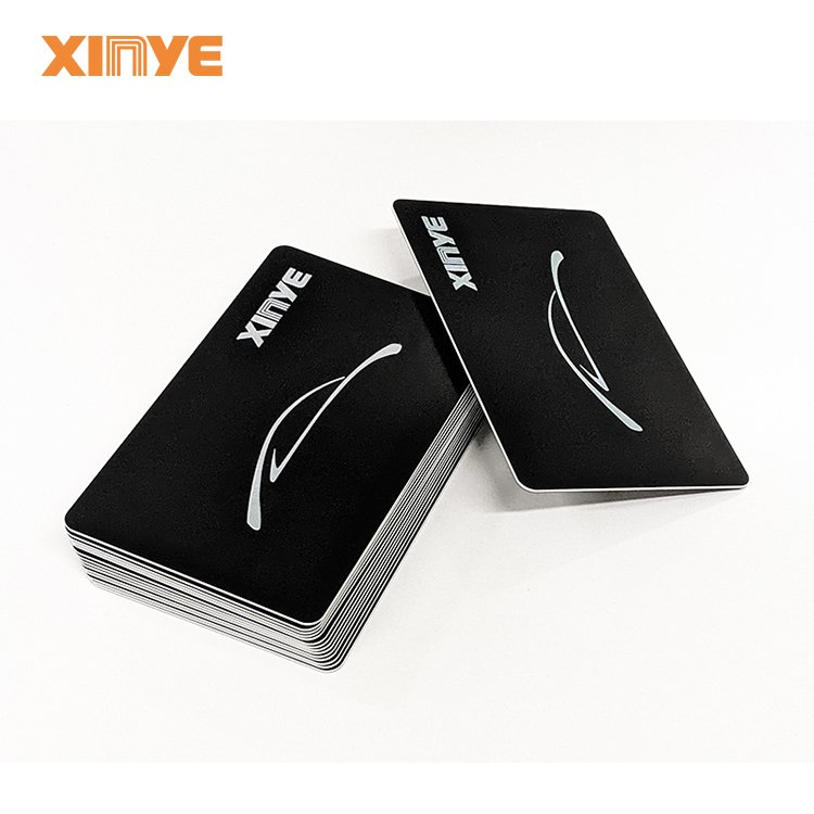 High quality Passive 13.56mhz Black Matte HF PET PVC Des fire chip RFID Vehicle Cards custom logo for Access control