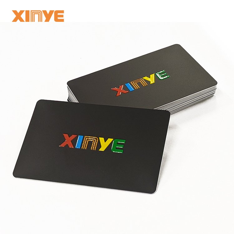 High quality Passive 13.56mhz Black Matte HF PET PVC Des fire chip RFID Vehicle Cards custom logo for Access control