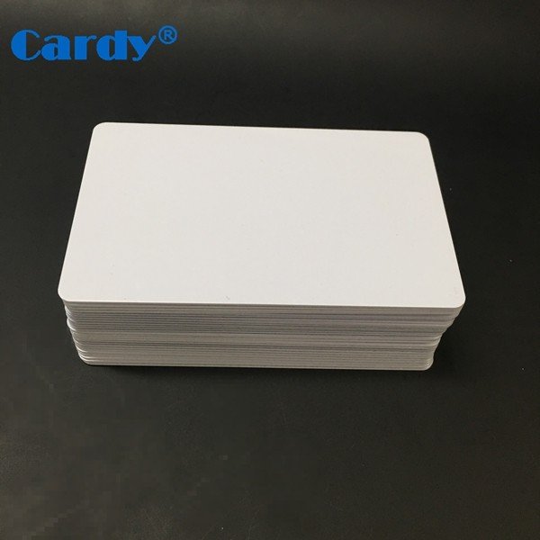 Standard Size 125KHz LF TK4100 Blank White Cards With Glossy Surface
