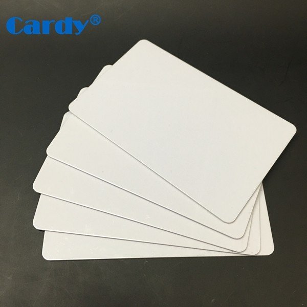 Standard Size 125KHz LF TK4100 Blank White Cards With Glossy Surface
